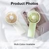 Portable Handheld Fan 1.5V AAA Battery Operated Pocket Fan Outdoor Indoor Activity Summer For Women Travelling