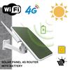 4G WiFi 6W LTE Solar Powered Modem Router Long Endurance IP66 Water Proof Solar Router Repeater for Outdoor Security Camera