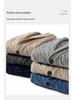 Men's Soft Cashmere Cardigan: Skin-Friendly, Thick Cable Knit, Shawl Collar Sweater.