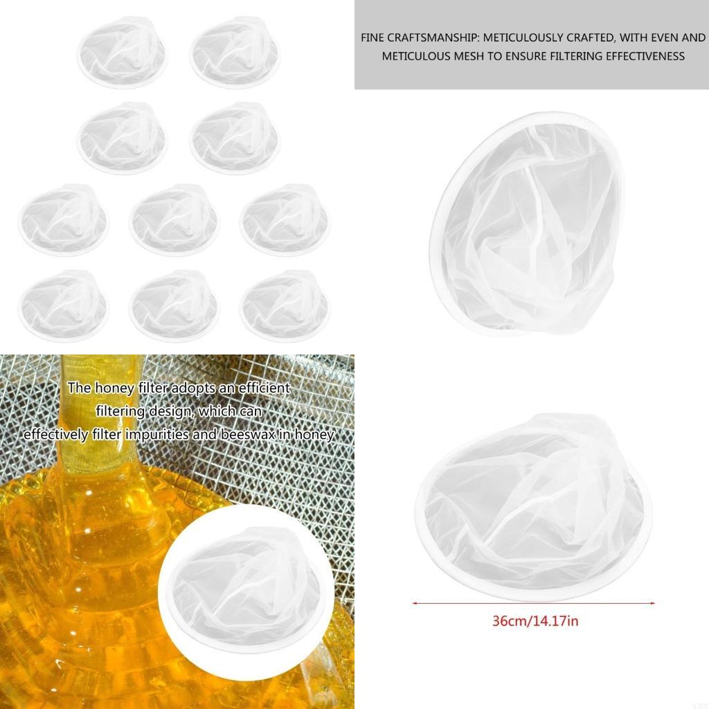 

Pack of 10 Honeys Filtering Meshs Bags Honeys Filter Nylon Texture Nylon Honeys Sieves Tool Beekeeping Supplies X3UC China Mainland