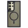 For Samsung Galaxy S25 Ultra Case Compatible with MagSafe Carbon Fiber TPU+PC Anti-Drop Phone Cover