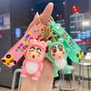 Funny Cross-dressing Crayon Xiaoxin Cute Keychain Couple Car Personalized Keychain Creative Schoolbag Pendant