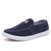 New Spring Canvas Shoes Men Denim Casual Old Beijing Cloth Shoes Men Lazy One Foot Shoes