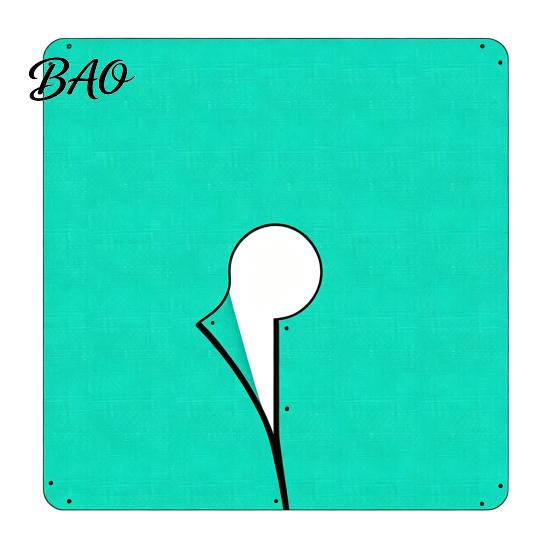 Tree Leaf Catcher Tarp Landscape Pruning with Hole, Metal Buckles, Waterproof Waste Tarp, Yard Work Utility Accessory Garden Bush Trimming for