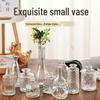SEE KEAN Simple Transparent Striped Glass Vase