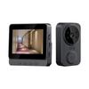 2.4G 4.3'' IPS Screen Wireless Visual Intercom Doorbell with Screen Smart High-definition Video Monitoring Two-Way Intercom