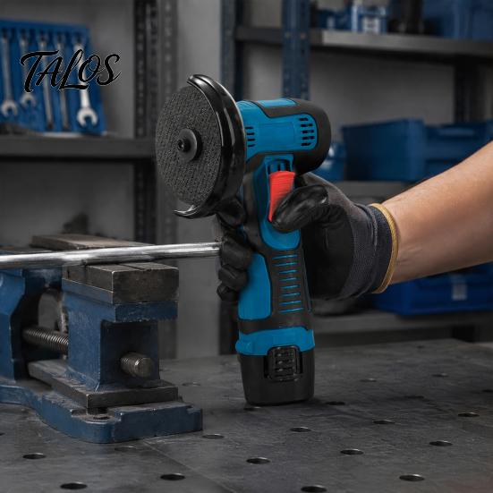 Car Beauty Polishing Tool Cordless Mini Angle Grinder with High Power Lithium Battery for Metal Wood Plastic, Electric Handheld Set Cutting