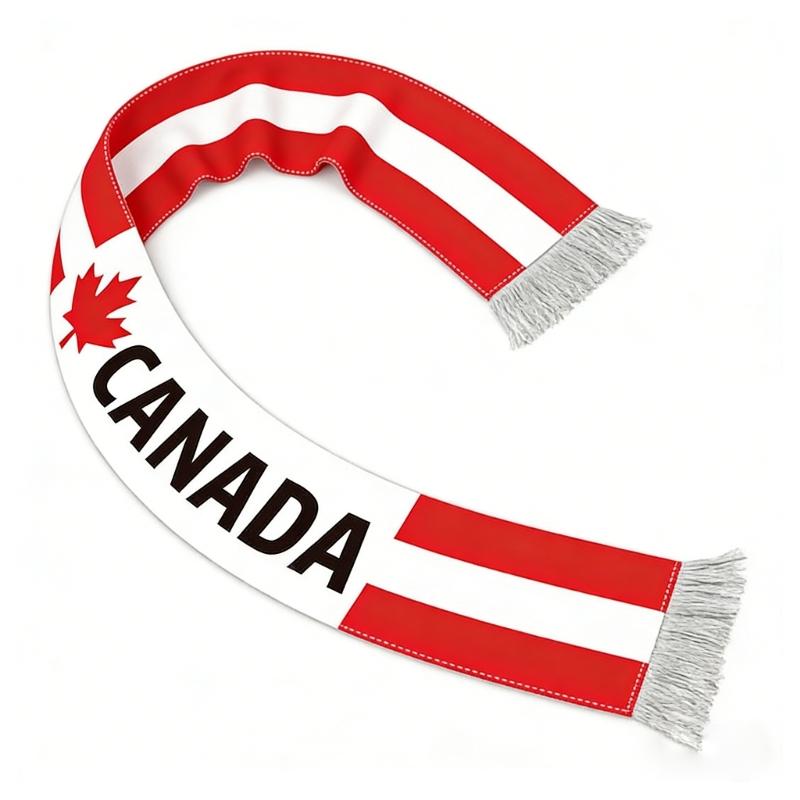 2026 International Football Championship National Flag Scarf Soft Comfortable Fabric For Football Fans And Sports Enthusiasts