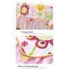 Fashion Soft Sanding Bedspread Anti-skip Wedding Bed skirt Queen King Size No Pilling Fitted Sheet Cover Double Layer Bed Cover