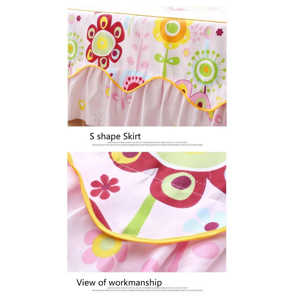 Fashion Soft Sanding Bedspread Anti-skip Wedding Bed skirt Queen King Size No Pilling Fitted Sheet Cover Double Layer Bed Cover