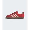 Gazelle Indoor Rot Nadelstreifen Satin Damen Sneaker Better-Scarlet Creme-Weiß JS1411