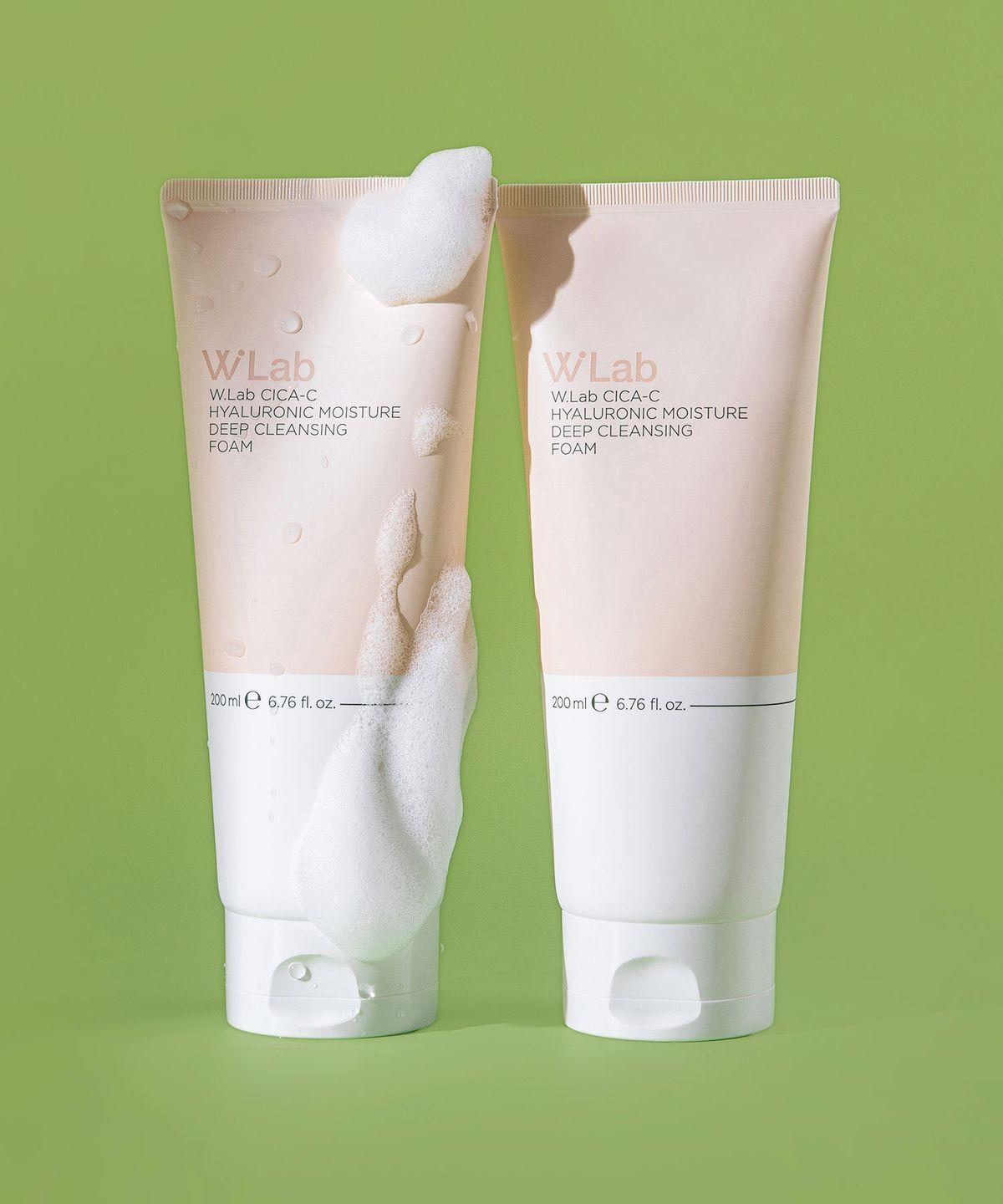 [2-Pack Set] Cica-C Hyaluronic Acid Moisture Cleansing Foam 200ml x 2