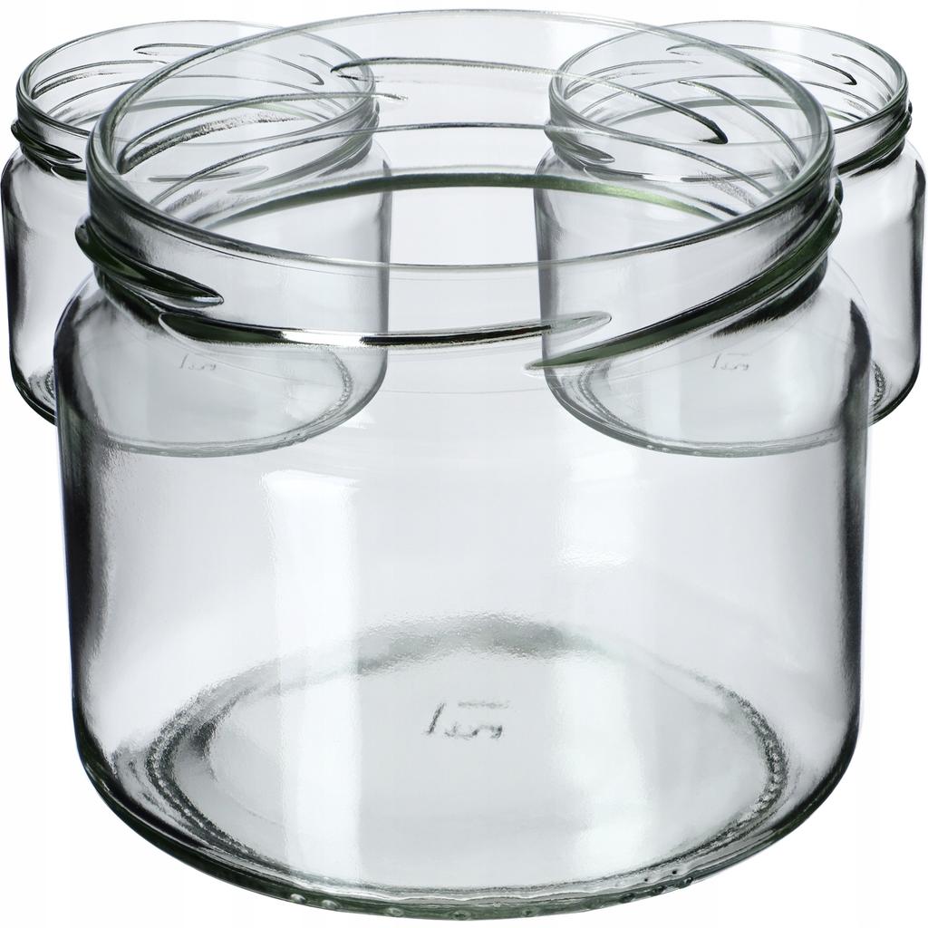 KADAX 10x Glass Jar 330ml Jars for Preserves Jam Honey Jams