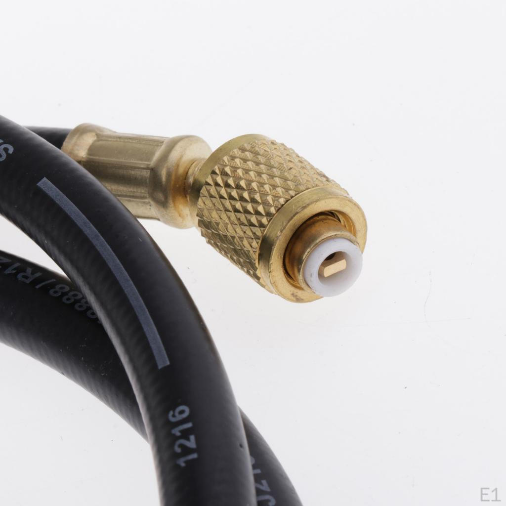 Rubber Charging Hose Refrigeration Flared Connections 1/4 "