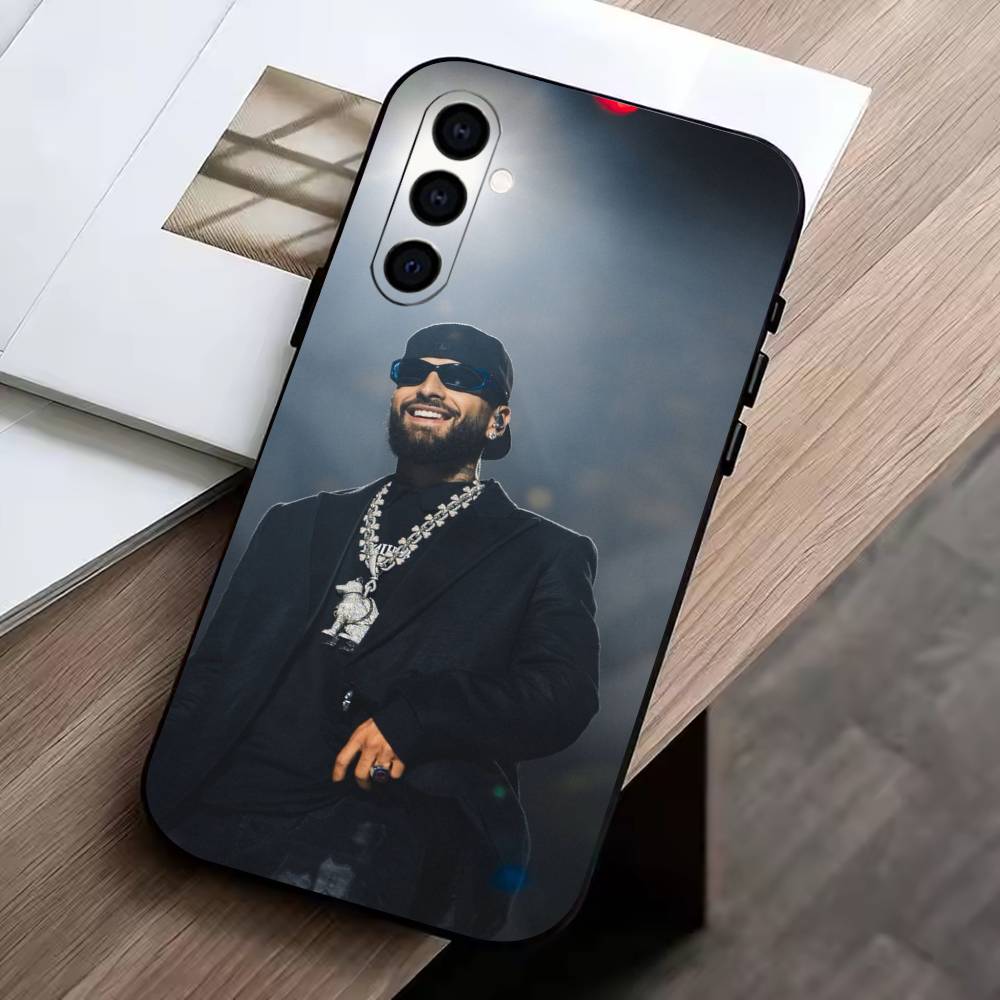 Singer-M-Maluma Phone Case For Samsung Galaxy A73,A72,A71,A70,A53,A52,A51,Soft Silicone Black Cover