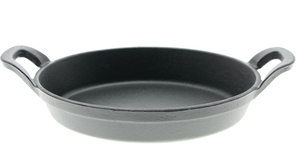 CAST IRON DISH FOR CASSERVING AND SERVING