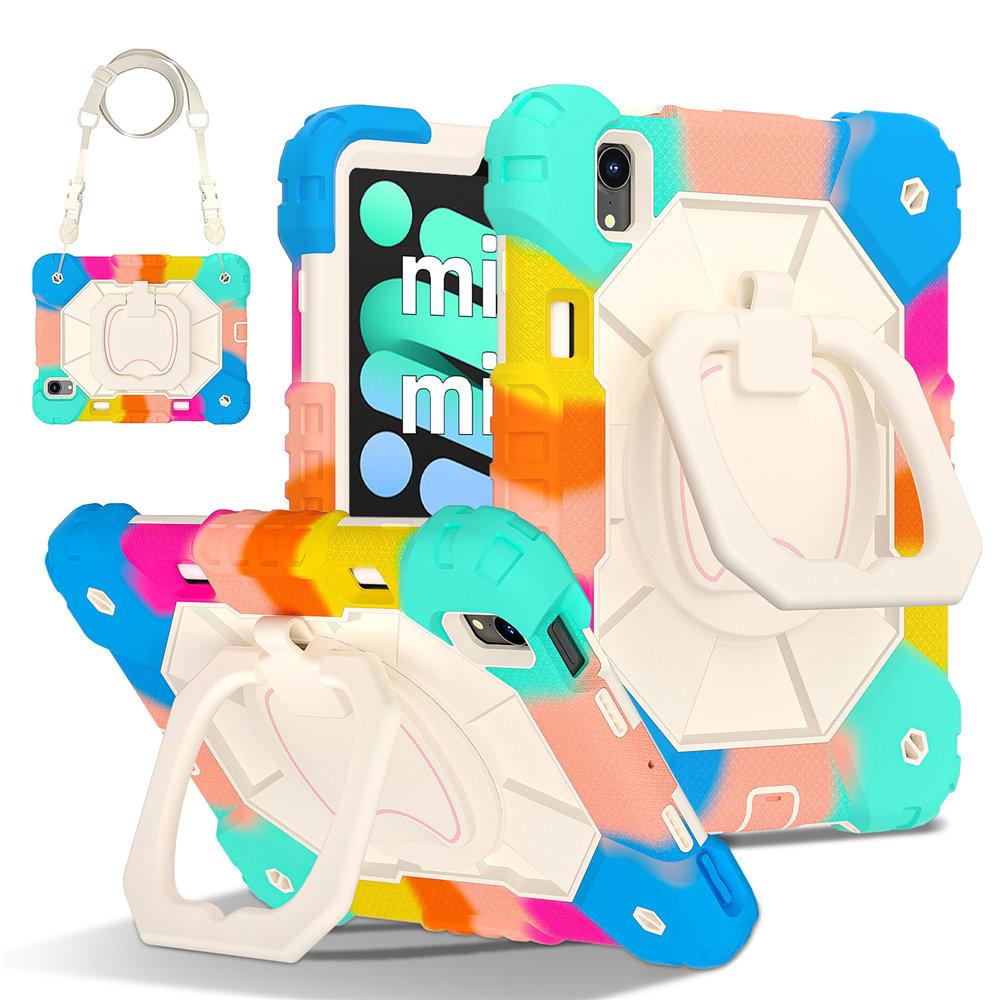 

Heavy Duty Rotating Armor Case For iPad Mini 7th 7 (A2993 A2995 A2996) Mini 6th 6 (A2567 A2568 A2569) Kickstand Tablet Cover iPad Mini 7th 6th