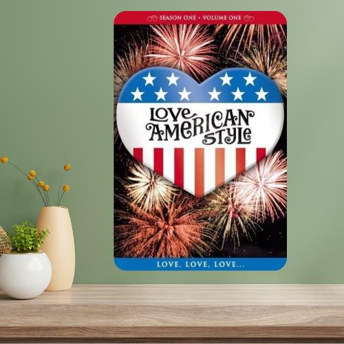 Love American Style Classic TV Show Metal Poster Sign 20x30cm（7.8x11.8inch）