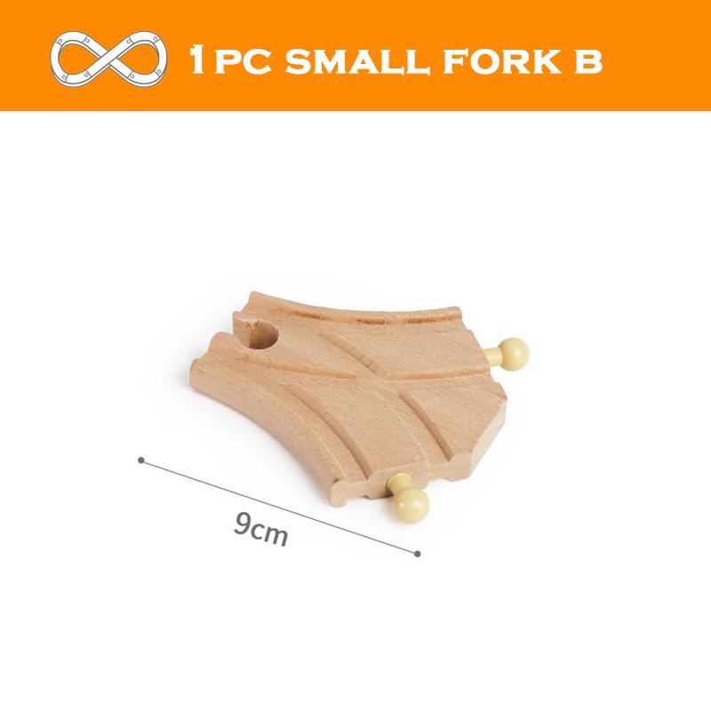 All Kinds Wooden Track Accessories Beech Wood Railway Train Track Toys Fit for Biro All Brands Wooden Tracks Toys for Kids Gifts