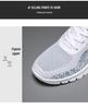 Jin Shi Yuan | Men's Flyknit Running Shoes - Large Size, Breathable, Lightweight, Comfortable Loafers