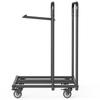 Folding Chair Rack Cart for 5 Tables+14 Chairs of 400LBS with Casters