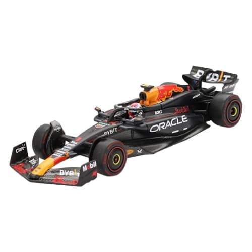 Sunrich MINI GT 1/64 Oracle Red Bull Racing RB20 2024 Winning Car #1 Bahrain Grand Prix Max Verstappen Finished Model MGT01018-L