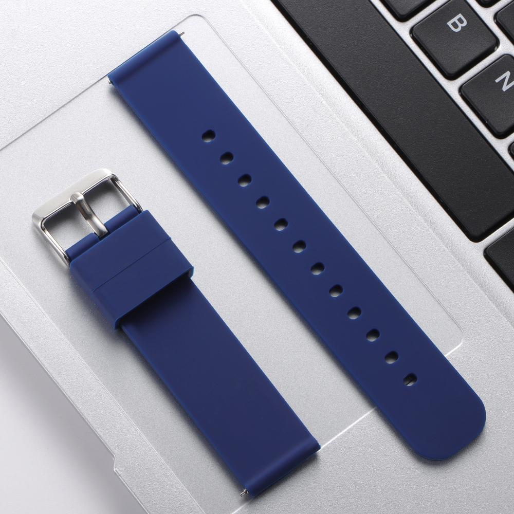 Quick Release Silicone Watch Strap 20mm 22mm Band Soft Waterproof Wristband for Huawei Gt3/GT5 Watchband for Smartwatch Watches
