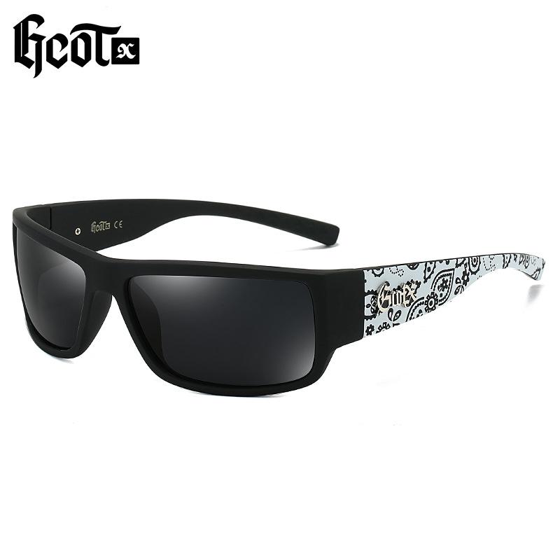 Óculos de Sol Polarizados GCOTX Estilo Chicano Biker G623