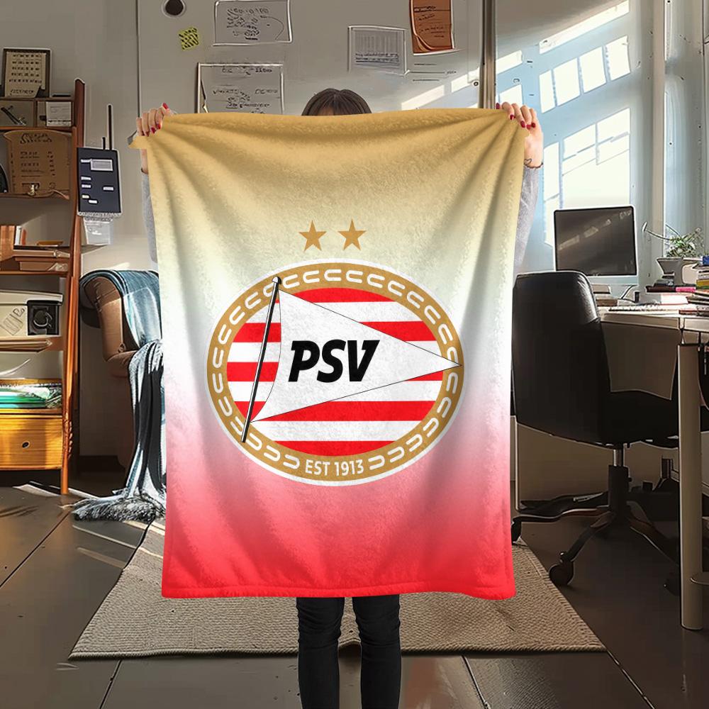 PSV Eindhoven Flannel Blanket, High quality Comfortable for All Seasons, Home Decor, Warmth and Comfort
