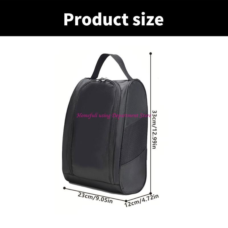 Waterproof Shoe Bag with Breathable Mesh for Golf and Football Shoes Boot for Travel and Home Organization