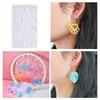 Earring Pendant Silicone Mold Epoxy Resin Jewelry Making Molds Heart Leaves Moon DIY Charms Pendant Mould Creative Jewelry Craft