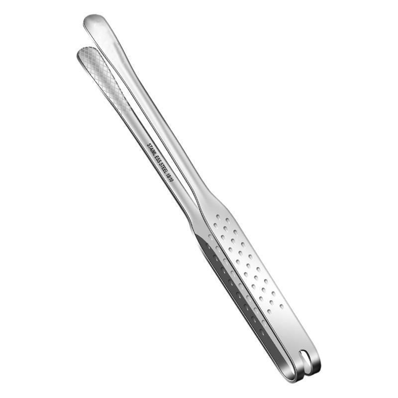 Kitchen Tongs Korean BBQ Tweezers Stainless Steel Barbecue Tweezers Grill Food Yakiniku Cooking Clamp Tool for Salad Fish Steak