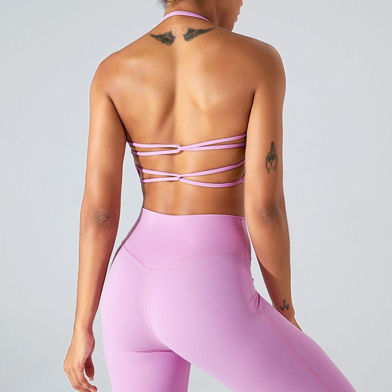 Export New Arrival Sports Intimates Women's Yoga Clothes Vest Pilates Beauty Back Running Sports Gym Bra Tops