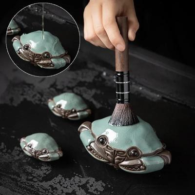 Creative Large Crab Ornaments Ceramic Kilns Open Pieces Home Decor Living Room Tea Ceremony Tabletop Tea Raising Pet Decoration
