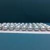 AAA+Freshwater Pearl Patch313mm Half-hole granular bread beads, bare beads diy Inlaid loose beads, natural style