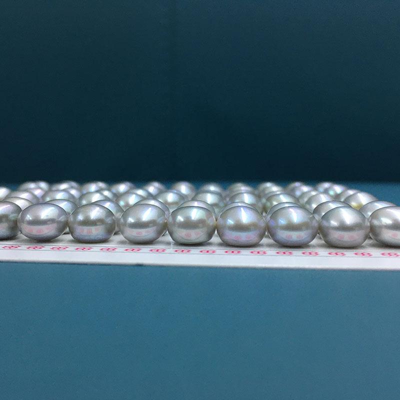 AAA+Freshwater Pearl Patch313mm Half-hole granular bread beads, bare beads diy Inlaid loose beads, natural style