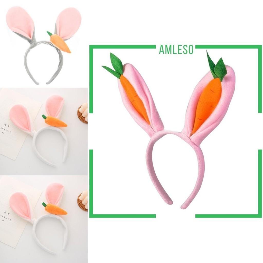 Weiche Plüsch Osterhase Haaraccessoires mit Karotten-Hasen-Design