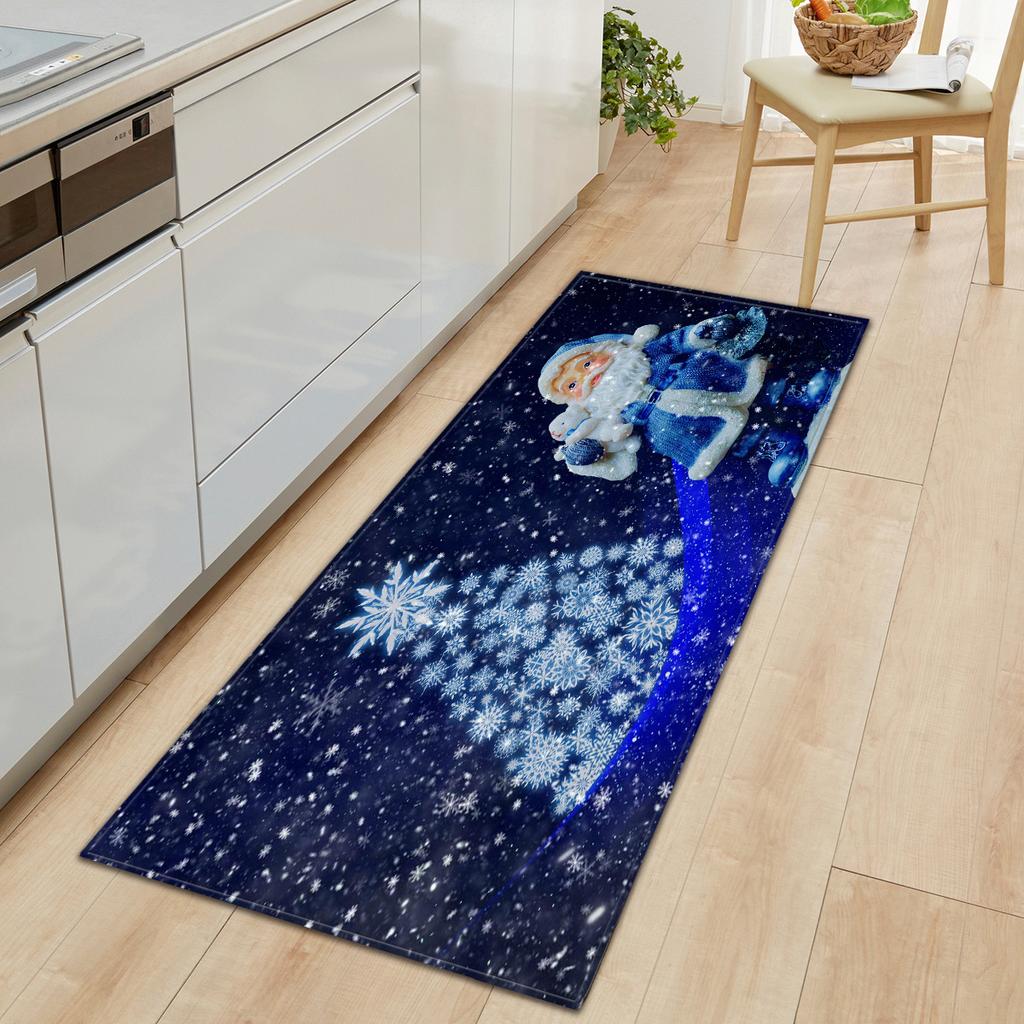 Christmas Kitchen Sand Carpet Doormat Long Floor Mat