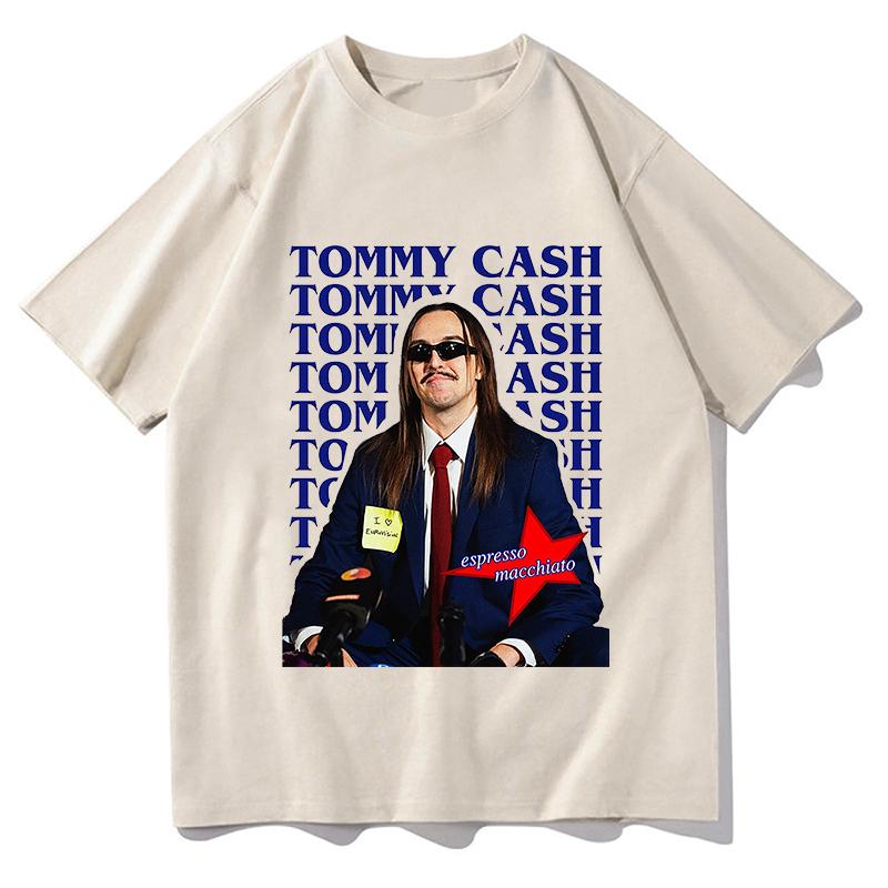 New In Eurovision 2025 Tommy Cash T Shirt Unisex Unisex Oversized Trend Short Sleeve Tshirt Unisex 100 Cotton Tops Streetwear Tops
