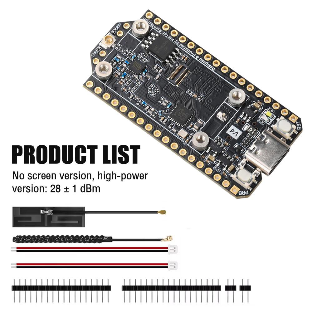 

863-928 MHz Heltec LoRa 32 V4 Meshtastic GPS ESP32 SX1262 OLED Solar Powered Dev-Board Mesh Network WiFi LoRa for Arduino IoT