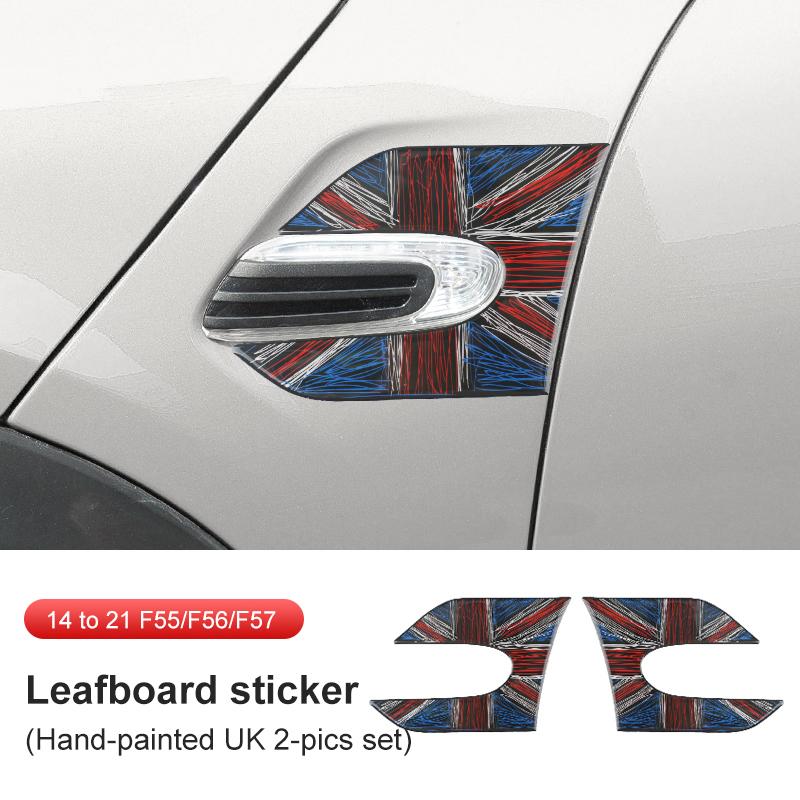 For BMW MiNi F56/55 Decorative Stickers Mini Cooper F56/55 Turn Signal Stickers Modification Interior Stickers