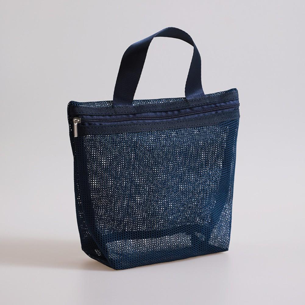 Large Capacity Mesh Makeup Bag Toiletry Storage Bag