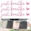 3pcs Hearts Pattern Car Rear View Decals Bible Verse Design Mirror Decals for Car  Christian Faith