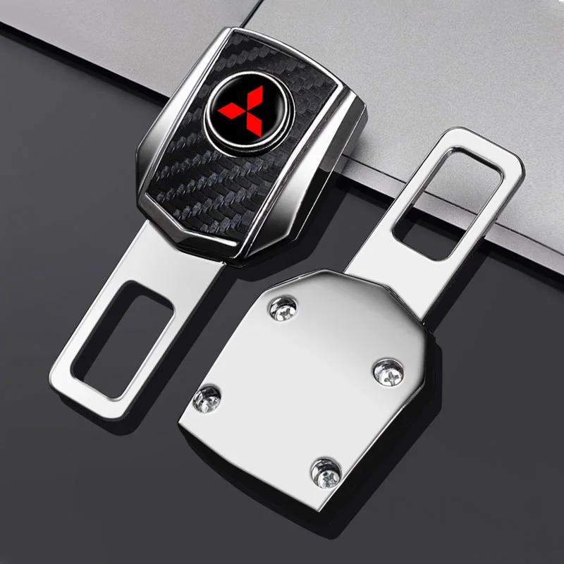 Heavy Duty Seatbelt Plug Adapter Car Interior Accessories for Mitsubishi Ralliart Lancer EX Triton Outlander ASX Pajero L200 EQ1 kyzm5