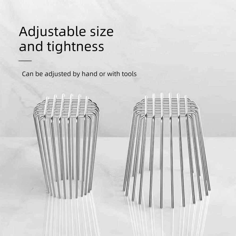 2Pcs Heavy Duty Pipe Protection Net Stainless Steel Anti-Rodent Net Cover Roof Floor Drain