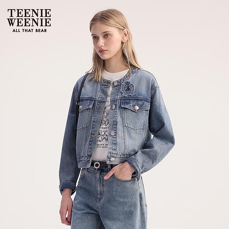 

Женская шикарная джинсовая куртка Teenie Weenie M