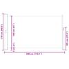 Retractable Side Awning 170*300 cm Blue