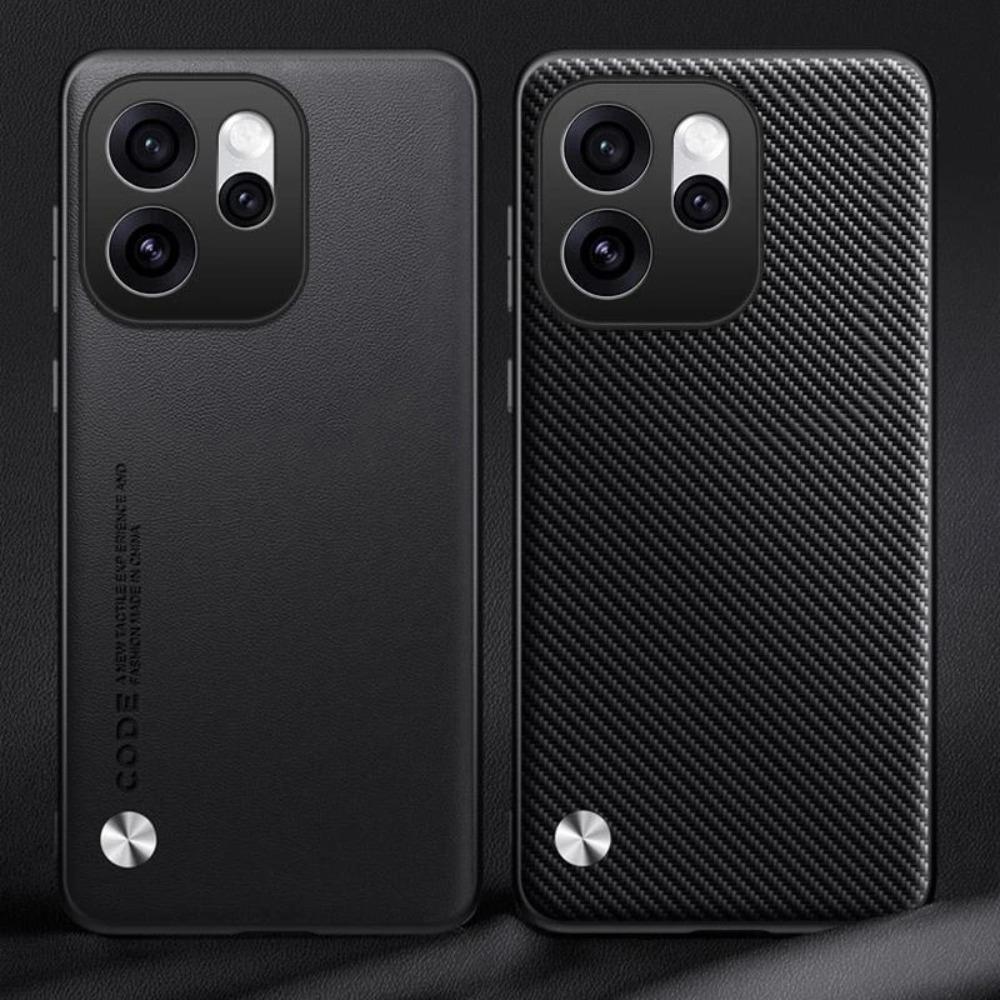 Business PU Leather Matte Phone Case For OPPO Reno 15F 15FS 5G Shockproof Carbon Fiber Texture Pattern Protection Bumper Cover