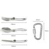 Camping Cookware Set Portable Durable Outdoor Cookware with Tableware Set