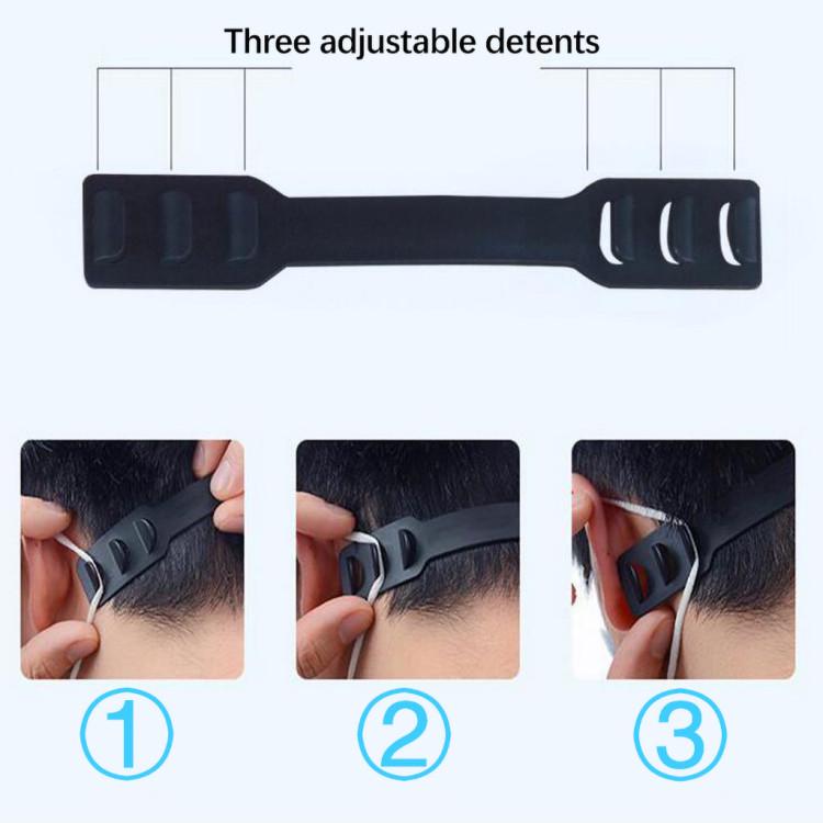 5pcs Third Gear Adjustable Anti-slip Mask Ear Grips Extension Hook Face Masks Buckle Holder